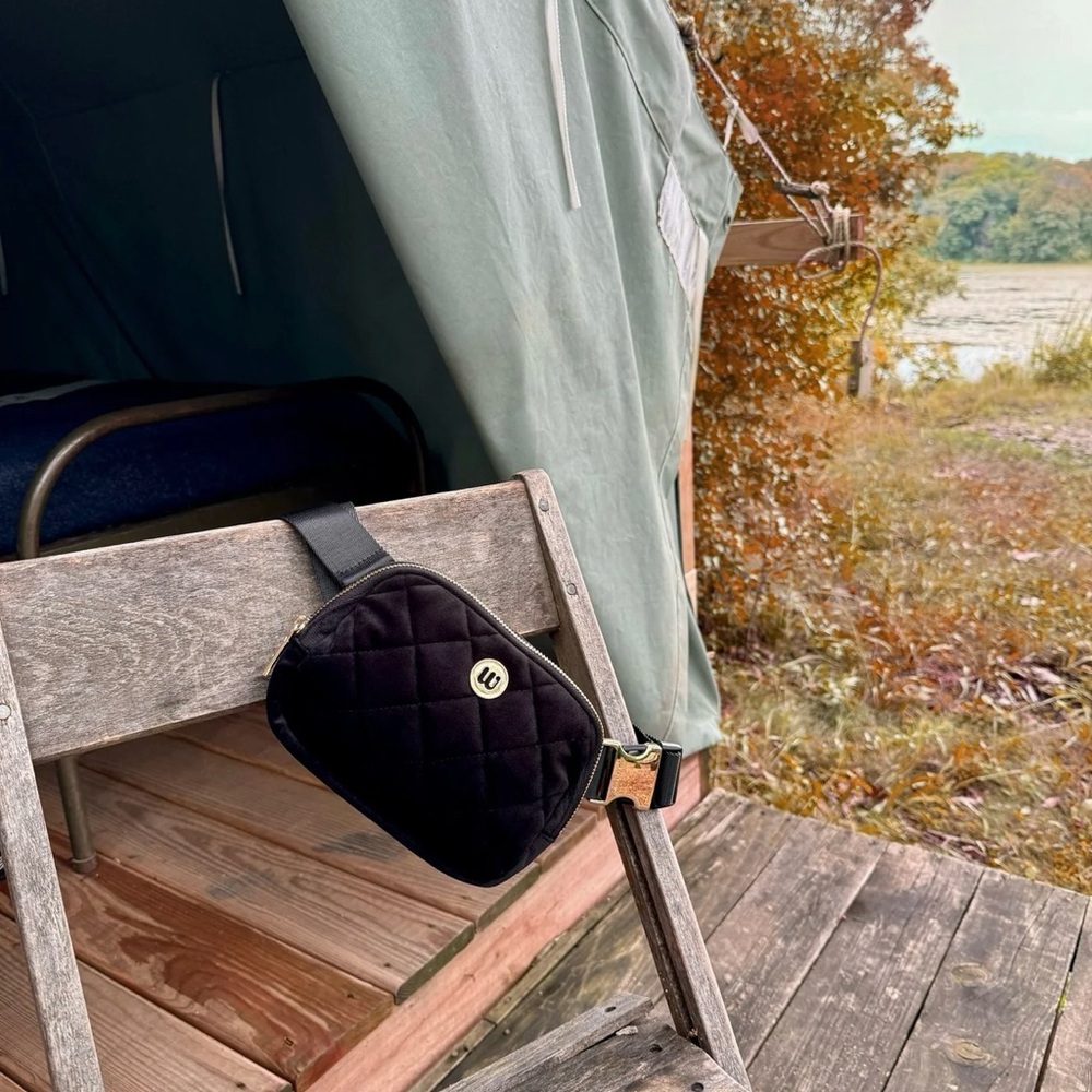 NWT Wantable Velvet Belt Bag